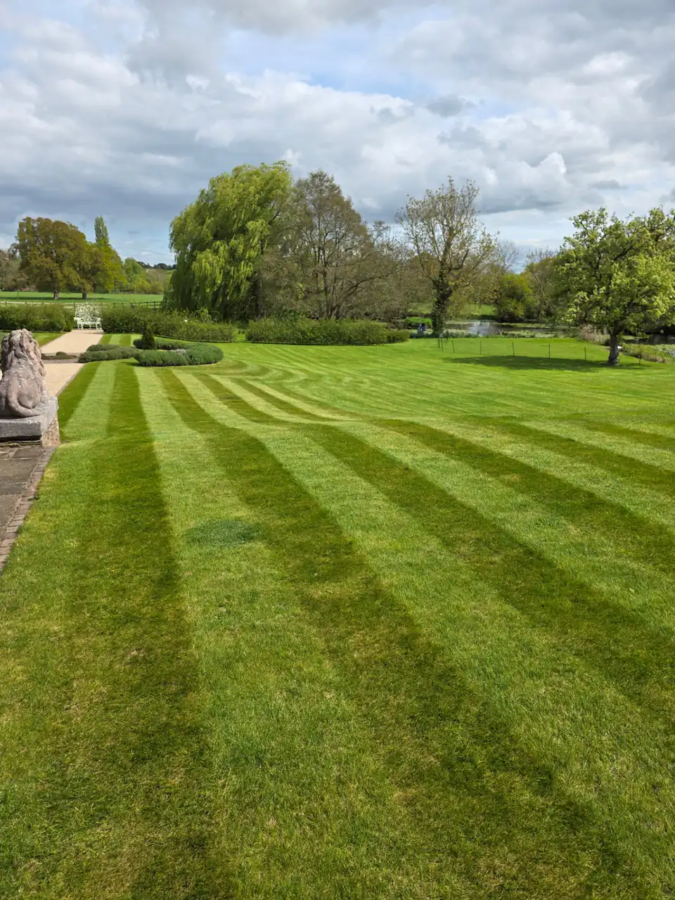 Beautiful garden maintained by Elias Gardens & Grounds